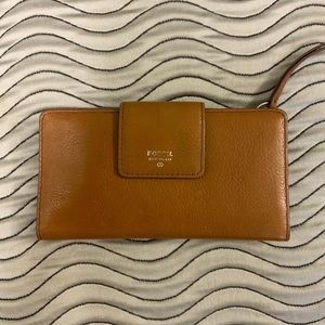 Brown Leather Fossil Wallet